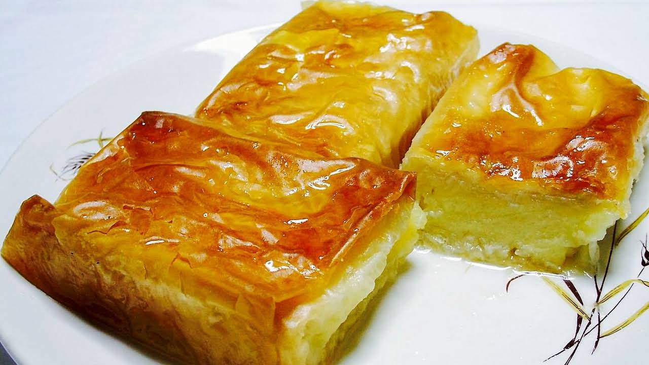 Lemon Mille Feuille with Phyllo Dough - Baran Bakery