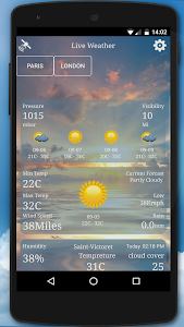 Live weather of the week screenshot 0