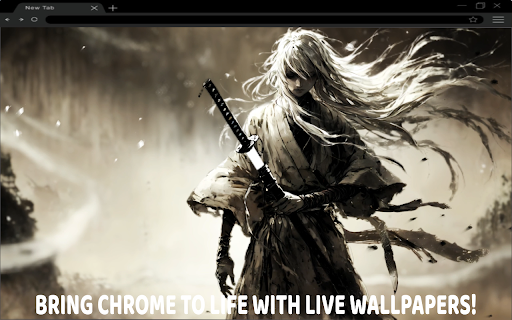 Samurai Blade Of the Storm Live Wallpaper