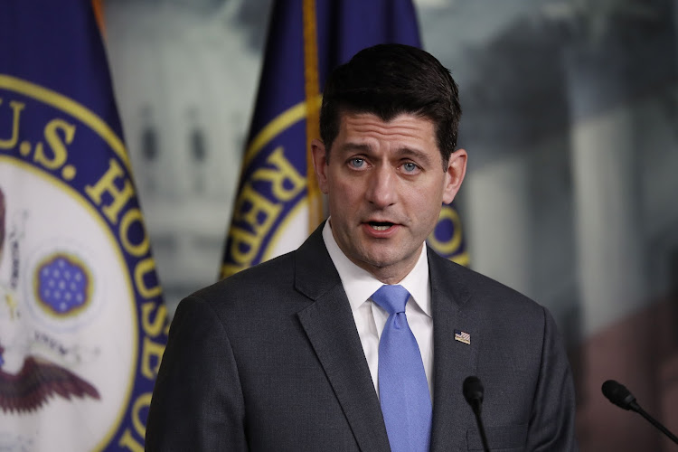 House Speaker Paul Ryan addresses a news conference where he announced he would not seek re-election in November, on Capitol Hill in Washington, U.S., April 11, 2018.