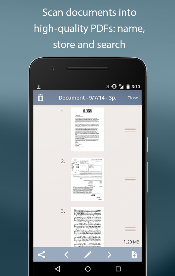    TurboScan: document scanner- screenshot  