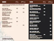 Shangz Luxe Dining menu 2