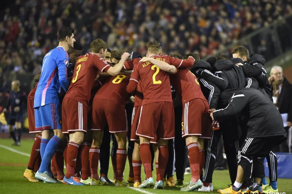 Il n'y avait que 12 Diables Rouges à l'entraînement! 