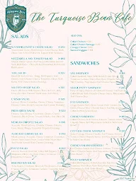 The Turquoise Bean Cafe menu 6