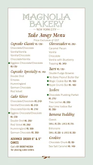 Magnolia Bakery menu 5