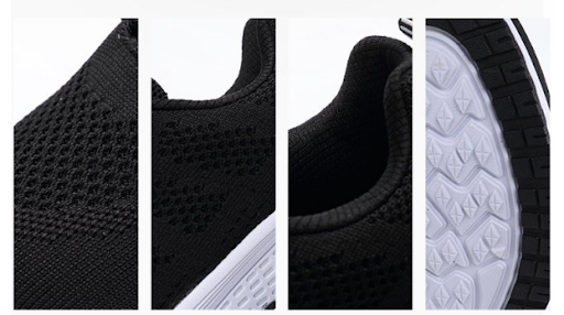 Title 4, Breathable Mesh Sports Shoes for Female Student...