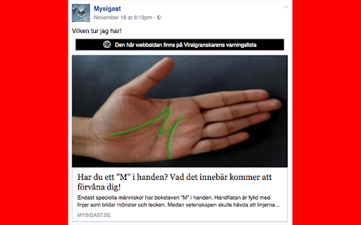 Viralgranskarens varningslista