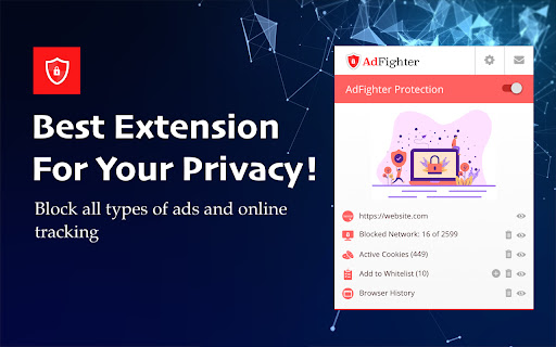 AdFighter- Faster,Safer & Smarter Ad Blocker