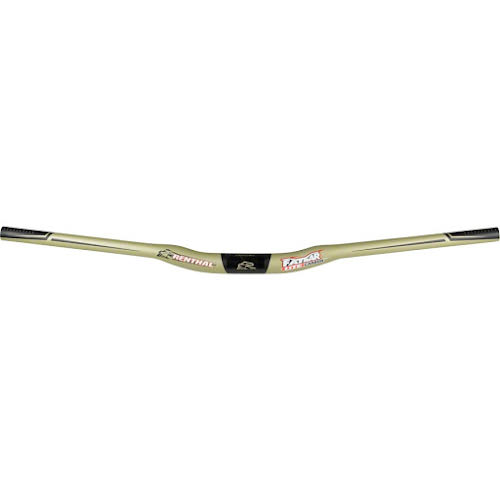 Renthal FatBar Lite Carbon Handlebar: 20mm Rise 740mm Width 31.8mm Gold Limited Edition