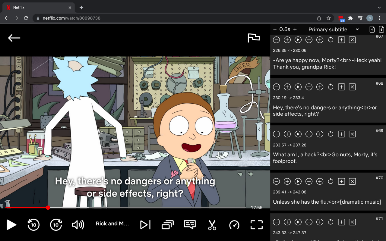 Netflix Bilingual Subtitles Preview image 4