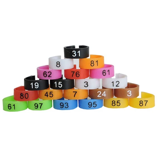 Inner Diameter 8mm Pigeon Leg Bands Poultry Dove Bird Parrot Clip Rings Band Foot Ring Pigeon Supplies Bird Appliances 1