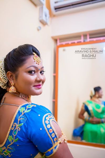 Wedding photographer Raghunathan Raghu (raghustills7d). Photo of 9 December 2020