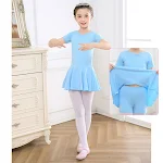 Split Blue Short Sleeve
