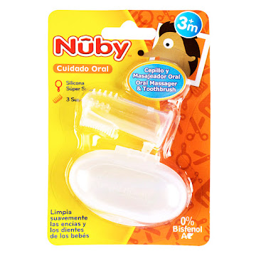 Comprar Cepillo Dientes Nuby de Silicon Recien Nacido