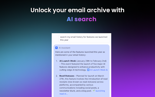 Shortwave AI - Instant summaries, AI writing, AI search for Gmail