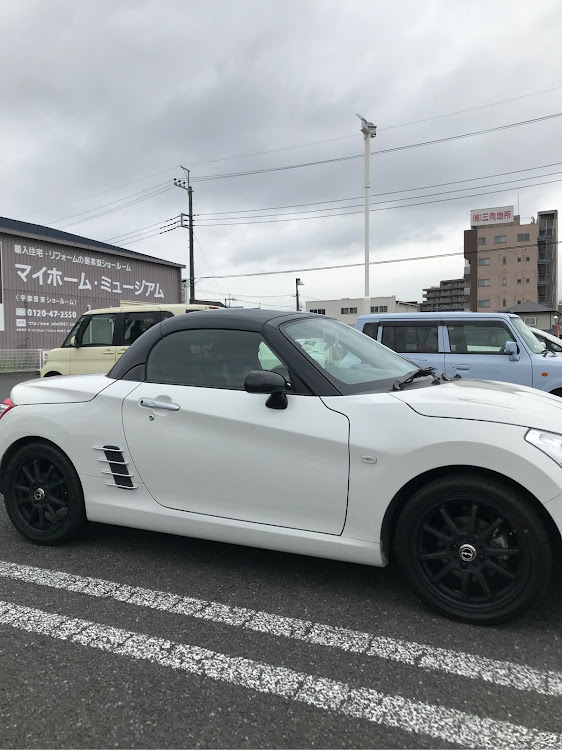 コペンのDIY・ホイール交換・タイヤ交換に関するカスタム事例の投稿画像1枚目