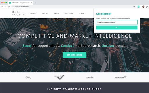 DataScouts web extension