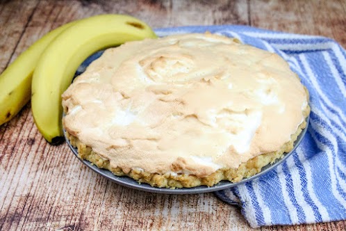 Bananas Foster Cream Pie
