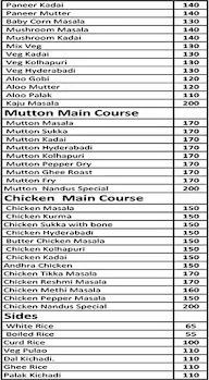 Udupi Nandu's Kitchen menu 3