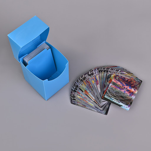 Title 9, Solid Color Card Storage Box Protect and organi...