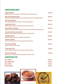 Zaayka menu 6
