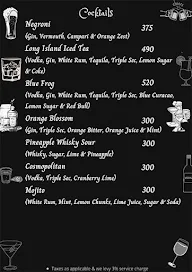 Starfire menu 1