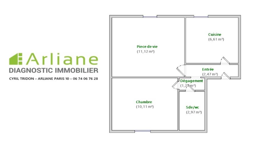 Vente appartement 2 pièces 35 m² à Bagnolet (93170), 215 000 €