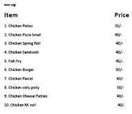 Phoenix Confectionery menu 1