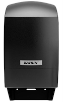 Dispenser Katrin System toalett sort (Org.nr.77519)