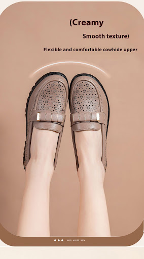 Title 8, Womens Summer Hole Ventilation Soft-soled Leat...