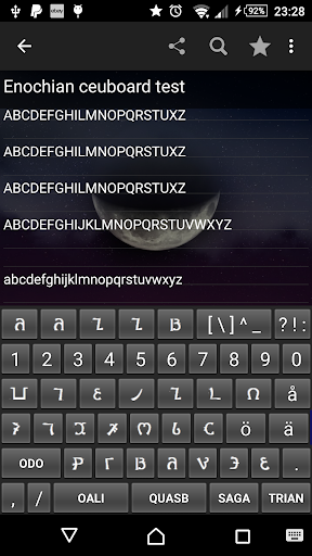 Enochian Keyboard