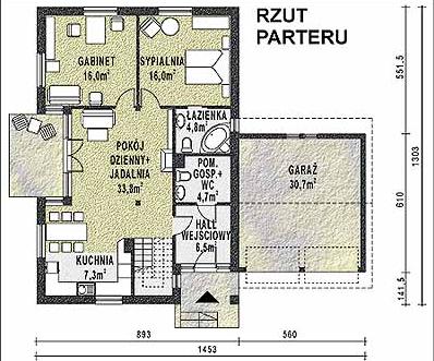 WB-3903 - Rzut parteru