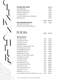 The Burj menu 1