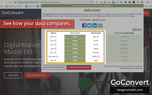 GoConvert Data Portal