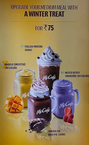 McDonald's menu 