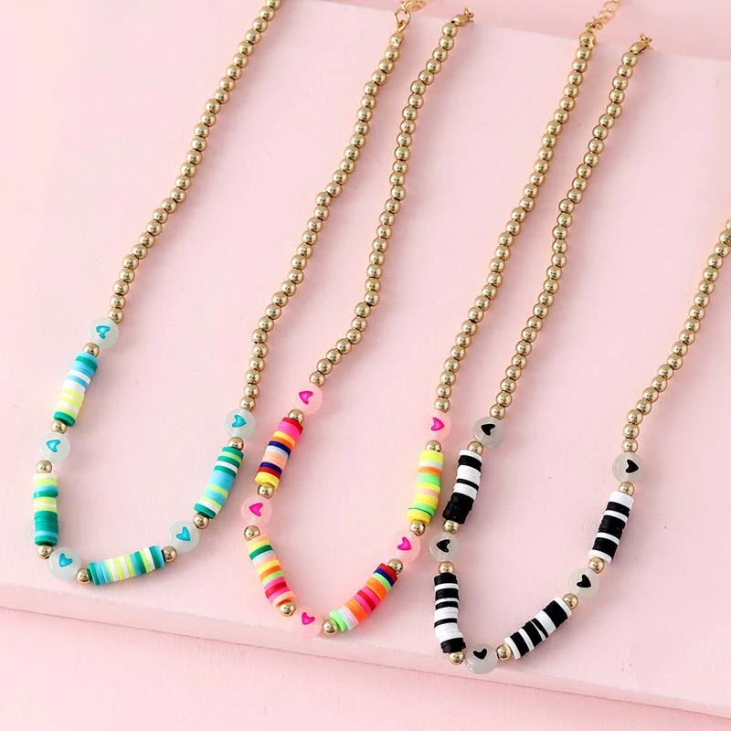 Title 4, Perles lumineuses en poterie douce de style eth...