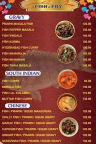 Fish And Fry Take Away menu 1