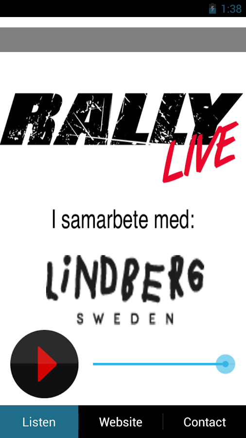 Rallyradion Screen 3