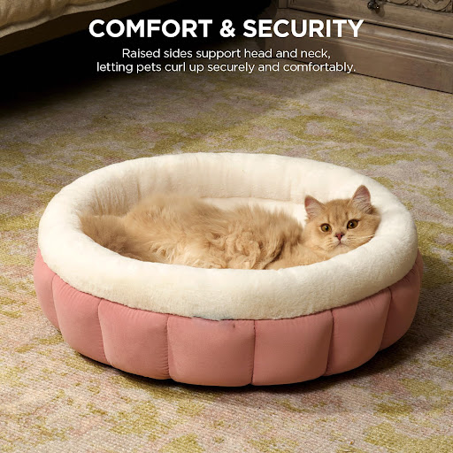 Title 9, Donut Dog Beds For Small Dogs Round Cat Beds Wa...