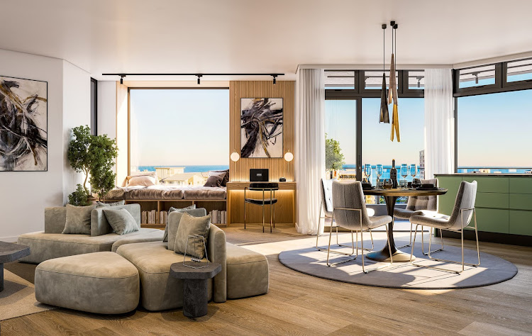 The Sage Luxury apartments boast a cosmopolitan lifestyle and the Atlantic Seaboard scenery on your doorstep. Picture: SUPPLIED/RAWSON DEVELOPERS