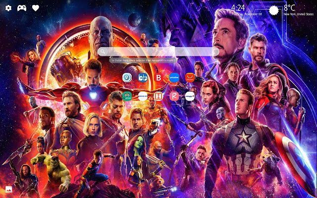 Avengers 4 Endgame New Tab Wallpaper HD