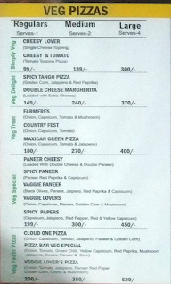 Pizza Bar menu 1