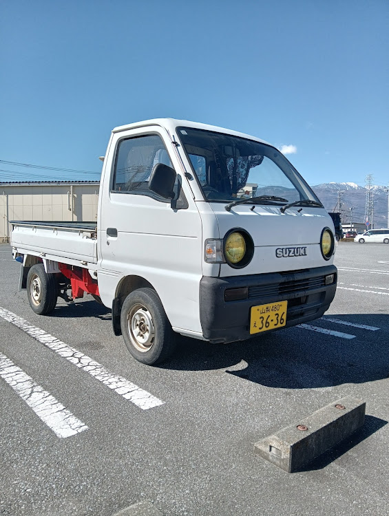 キャリイトラックの農道ﾚｰｻｰ・58レーシング・51軍団・デコトラ・金華山 桜に関するカスタム事例の投稿画像1枚目