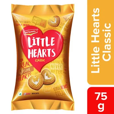 Britannia Little Hearts 75 Gm