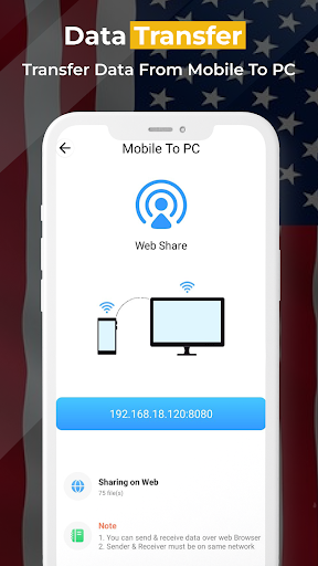 Screenshot Smart mobile data transfer