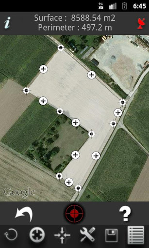 Screenshot A2 - Area Measurement