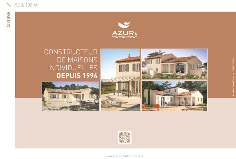  Vente Terrain + Maison - Terrain : 589m² - Maison : 90m² à Mouriès (13890) 