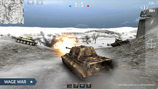 Télécharger Gratuit Armored Aces – Les chars dans la guerre mondiale APK MOD (Astuce) screenshots 4