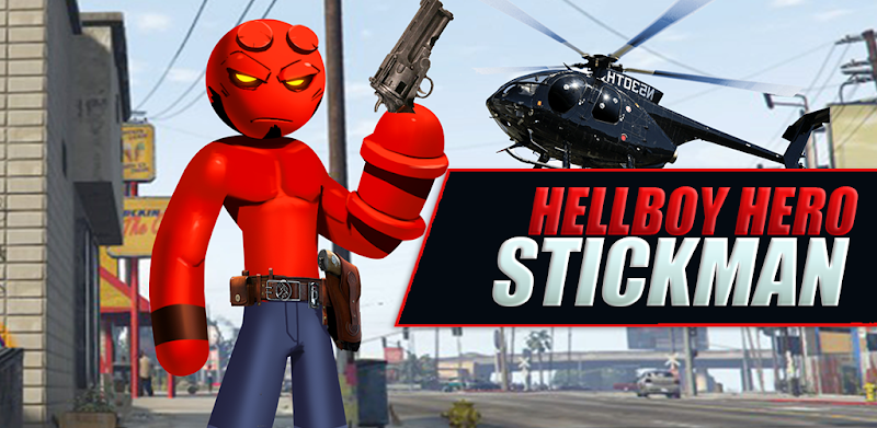 Hellboy Stickman Rope Hero Strange Gangster Vegas