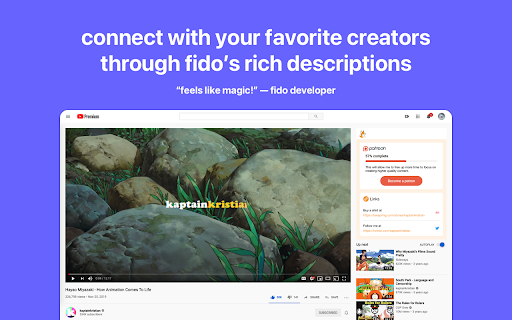 Fido - Rich Youtube Descriptions